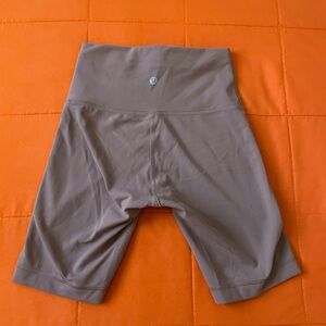 lululemon athletica High-Rise Bike Shorts in Taupe